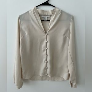 Forever 21 semi sheer blouse